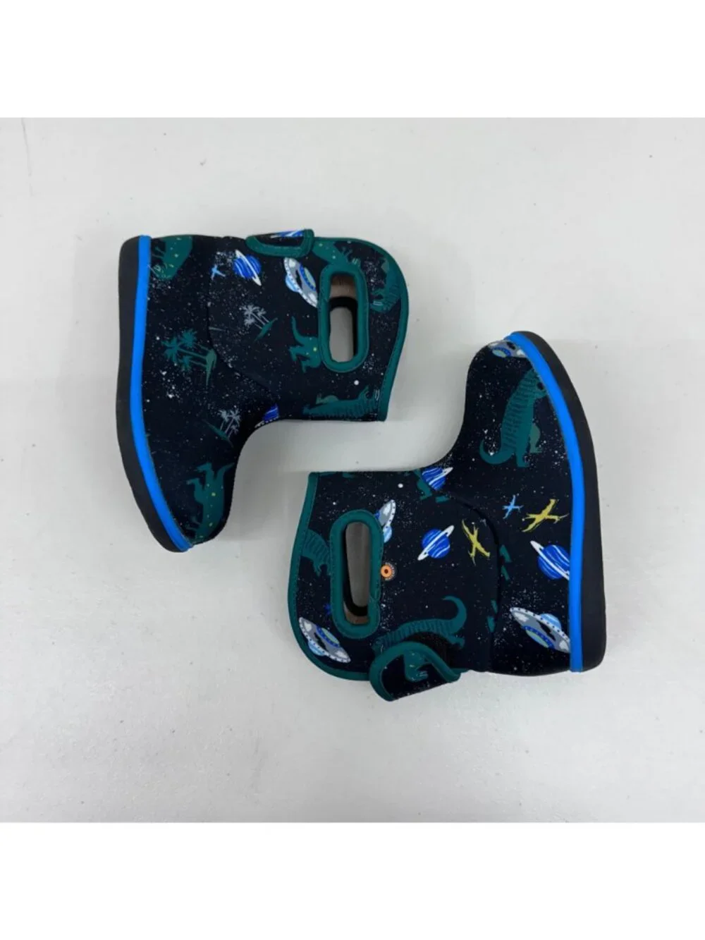 Baby Bogs II Jurassic Dino Waterproof Winter Rain Snow Boots Shoes Toddler sz 8